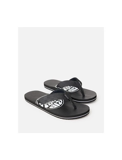 Plážové šľapky RIP CURL Ripper Bloom Open Toe, čierne