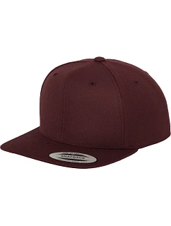 6 panelová Snapback kšiltovka maroon model 22482418 - Flexfit