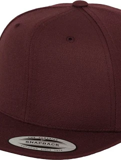 6 panelová Snapback kšiltovka maroon model 22482418 - Flexfit