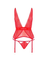 Korzet Passion Mirajane farba:červená