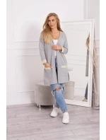 Dvojfarebná bunda s kapucňou žltá+sivá Dvojfarebná bunda s kapucňou žltá+sivá