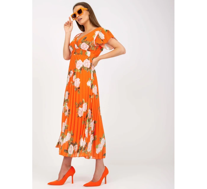 Šaty DHJ SK 15722.67P oranžové