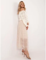 Spódnica TW SD BI model 21788970 beżowy - FPrice Spódnica TW SD BI model 21788970 beżowy - FPrice