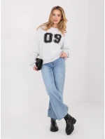 WT BL mikina A1267 1.66 svetlo šedá