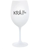 BEAUTIFUL QUEEN OF BEAUTY - pohár na biele víno 350 ml