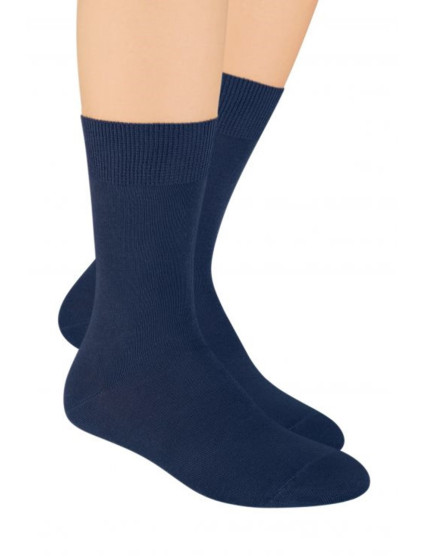 Pánske ponožky 048 tmavo modré - Steven