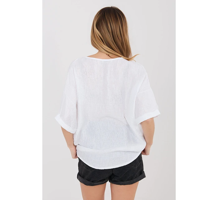 Košeľa s krátkym rukávom model 225512 Taliansko Moda