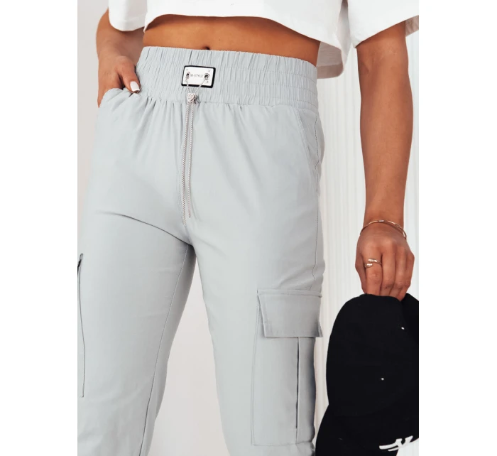 Dámské kalhoty šedé Dstreet model 21975753 - FashionStreet