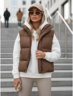 kamizelka damska bez brązowa model 22324219 - FashionStreet