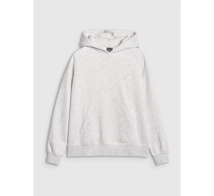 Dámska mikina bez prúžkov s kapucňou 4F 4FWMM00TSWSF1764-27M