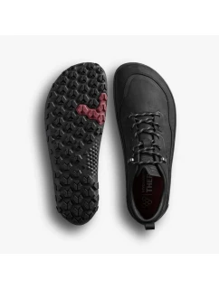 Vivobarefoot dámske TRACKER LEATHER LOW WOMENS OBSIDIAN (209534-03)
