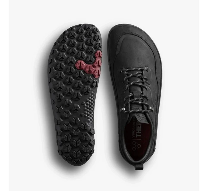 Vivobarefoot dámske TRACKER LEATHER LOW WOMENS OBSIDIAN (209534-03)