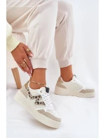Dámské Sportovní Boty Na Platformě Leopardí Béžové model 21688963 - Boto