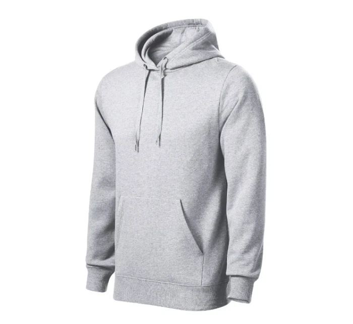 Pánska mikina s kapucňou svetlo šedá