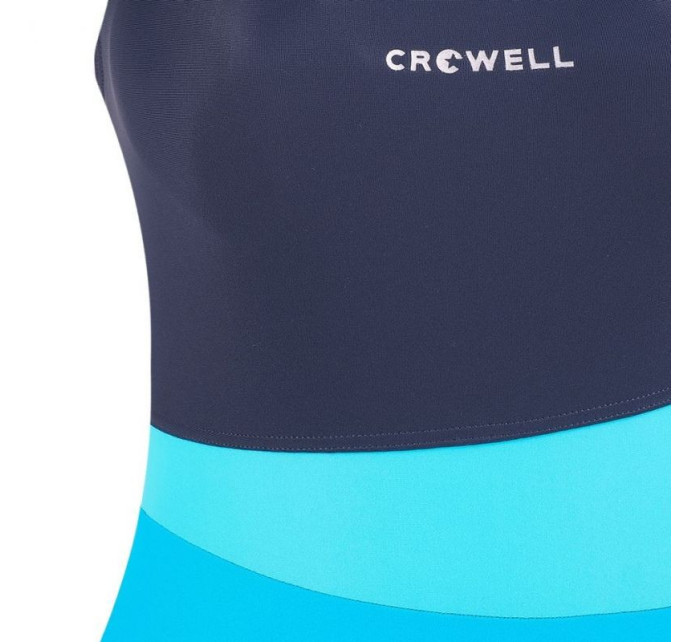 Dámske jednodielne plavky Lola Model 02 Tmavomodrá s modrou - Crowell