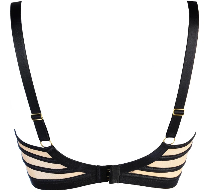 Dámská podprsenka model 21494803 Černá s béžovou - Axami