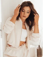 Dámská bunda bomber light beige Dstreet model 21972575 - FashionStreet