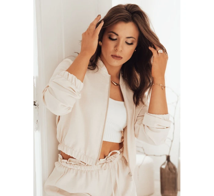 Dámská bunda bomber light beige Dstreet model 21972575 - FashionStreet
