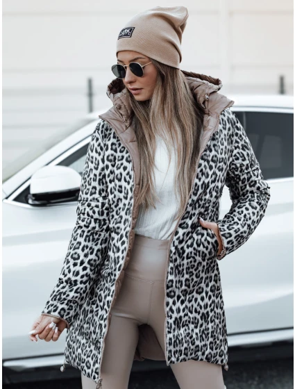 Dámská oboustranná prošívaná bunda dlouhá s kapucí camel Dstreet model 21980872 - FashionStreet Dámská oboustranná prošívaná bunda dlouhá s kapucí camel Dstreet model 21980872 - FashionStreet