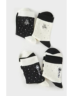 Dámské vzorované ponožky SO&LI model 21478502 060 Zirkony 3542 - WiK