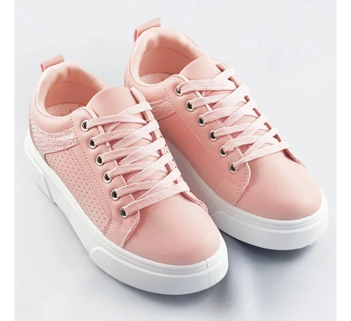 Ružové dámske športové topánky (S221)