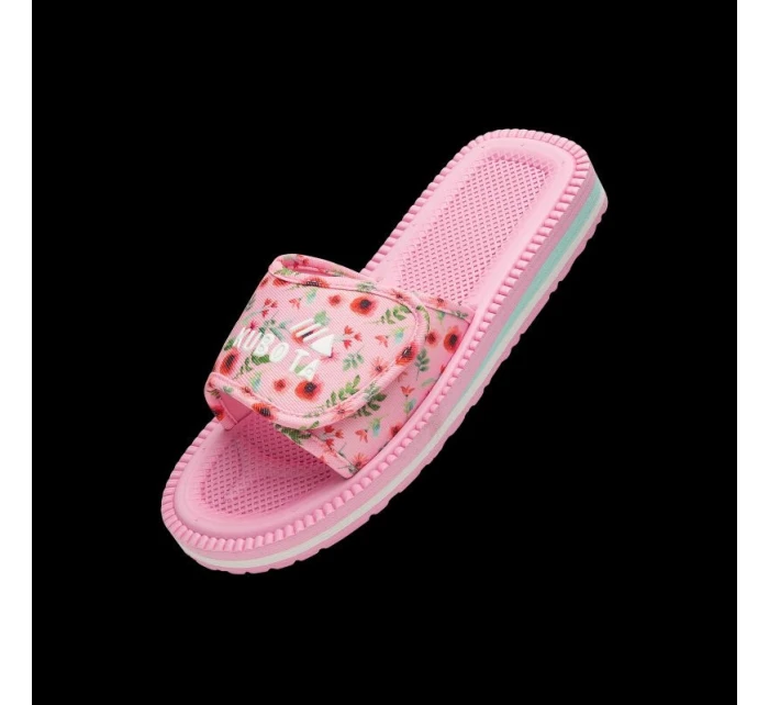 klapka na suchý zip vícebarevná květinová růžová model 21721332 - Kubota klapka na suchý zip vícebarevná květinová růžová model 21721332 - Kubota