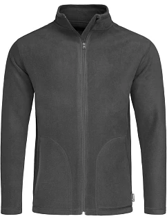 Stedman Fleece Jacket Men Pánska fleecová bunda 05.5030 grey steel