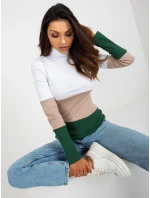 Blúzka RV BZ 8465 1.25P bielo-béžová Blúzka RV BZ 8465 1.25P bielo-béžová