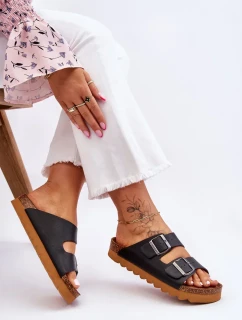 Klasické dámske papuče Big Star LL274477 Čierne