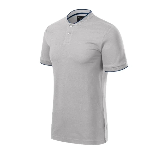 Diamantová polokošeľa strieborná šedá