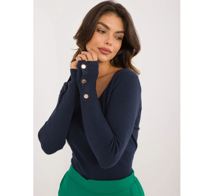 Sweter AT SW model 20493389 granatowy - FPrice