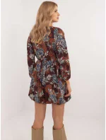 Sukienka DHJ SK  brązowy model 20572077 - FPrice