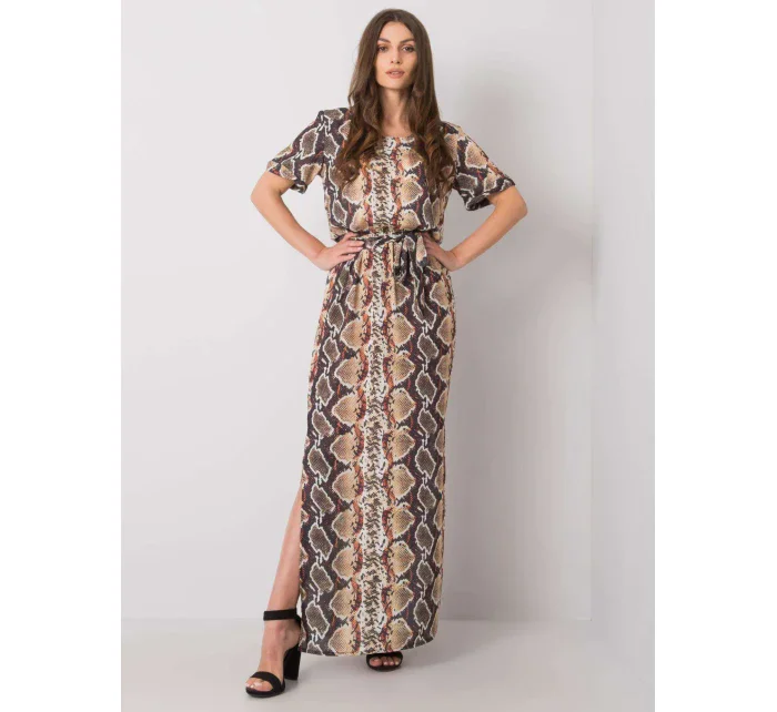 Šaty LK SK model 15440706 béžová - FPrice Šaty LK SK model 15440706 béžová - FPrice