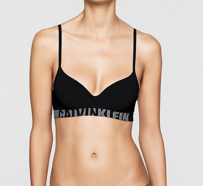 Podprsenka bez kostice QF1631E-001 čierna - Calvin Klein