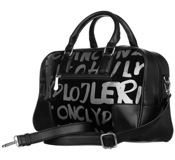 Dámská kabelka Šedá s potiskem model 18978790 - PETERSON Dámská kabelka Šedá s potiskem model 18978790 - PETERSON