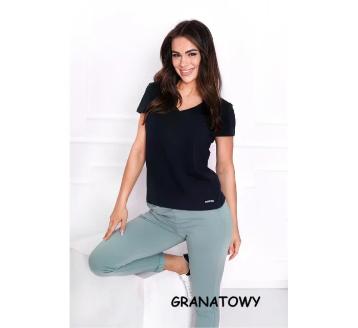 Dámská halenka s krátkým rukávem Dámská halenka s krátkým rukávem