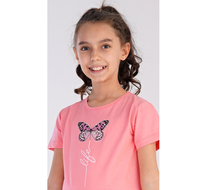 Detská nočná košeľa s krátkym rukávom Motýľ