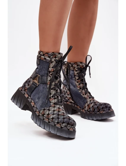 Šnurovanie vyšší model 219247 Krok v štýle