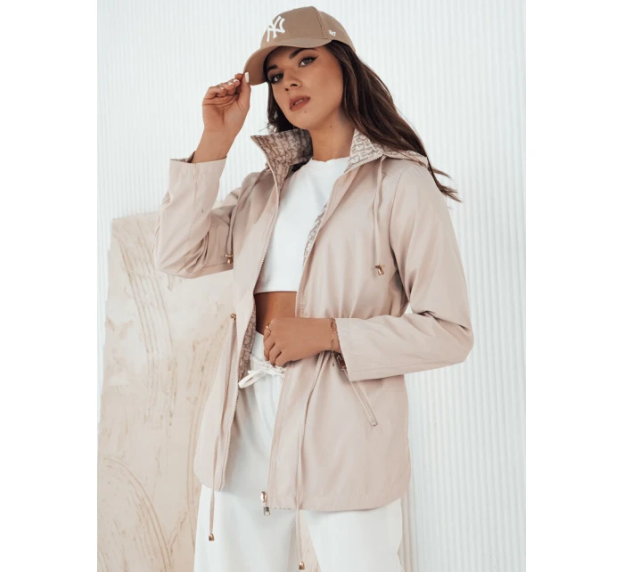 Dámska bunda BEGET béžová FashionStreet TY4263