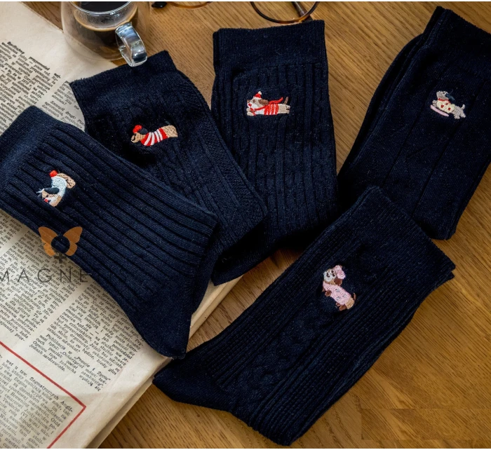 Magnetis ponožky YN5033 Jazvečík