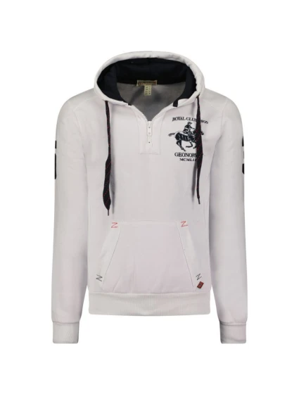 Geographical Norway Folton EO 100 M WW4783H/GNO-White mikina Geographical Norway Folton EO 100 M WW4783H/GNO-White mikina