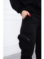 Izolovaná sada s ozdobným vreckom čierna