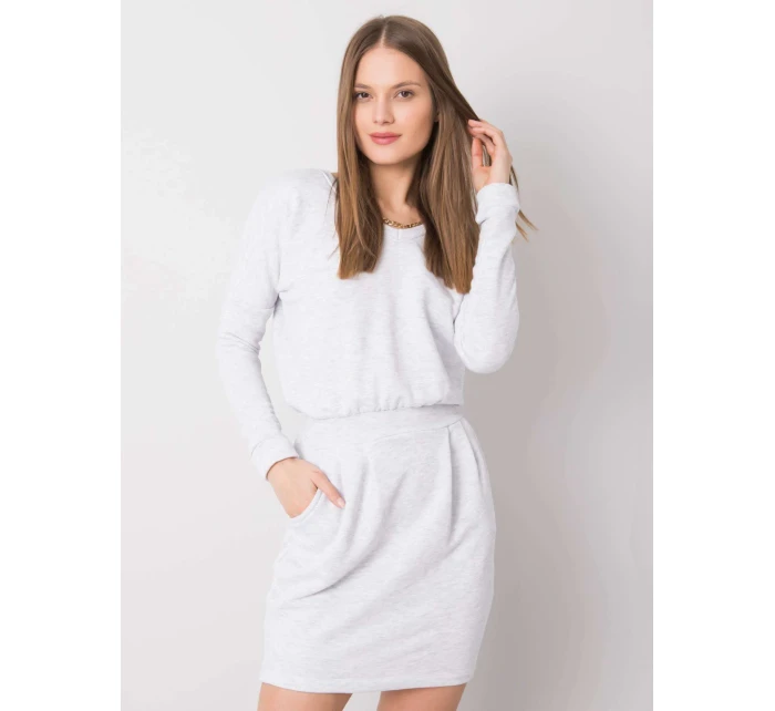 Šaty RV SK 6037.18X svetlo šedá Šaty RV SK 6037.18X svetlo šedá