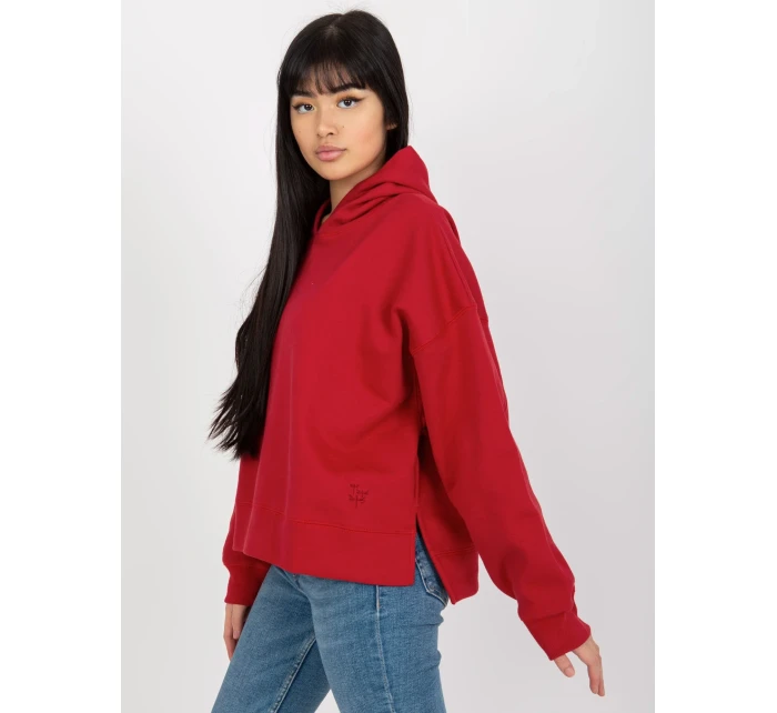 Dámska mikina TW BL 2002.11 tmavo červená - FPrice Dámska mikina TW BL 2002.11 tmavo červená - FPrice