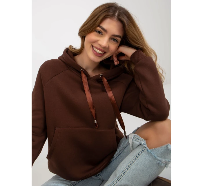 Mikina TW BL 1003.95P tmavo hnedá