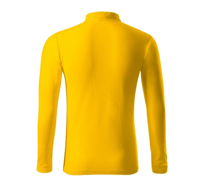 Polokošeľa Pique Polo LS žltá