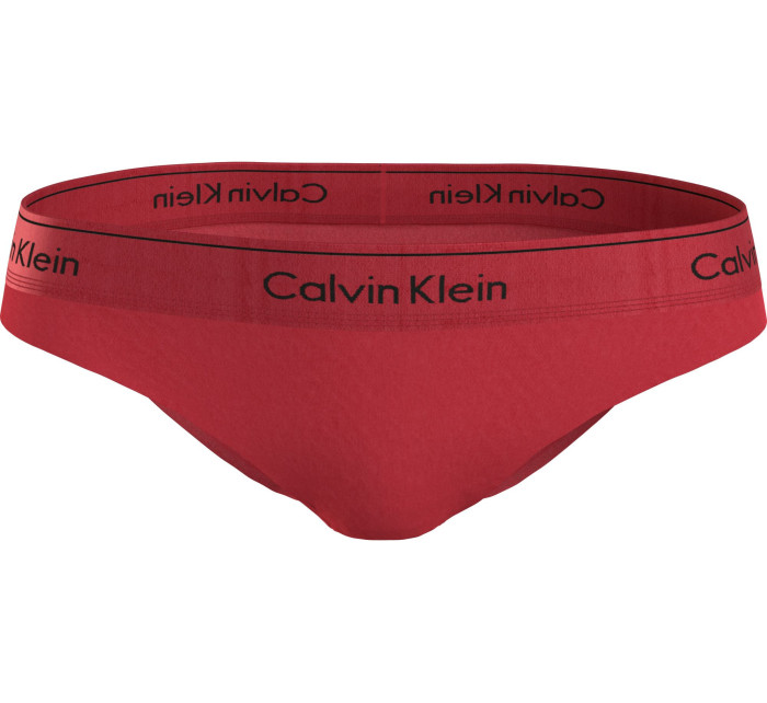 Dámske nohavičky BIKINI 000QF7451E XAT červené - Calvin Klein