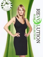 Zoštíhľujúci šaty F020 - Self