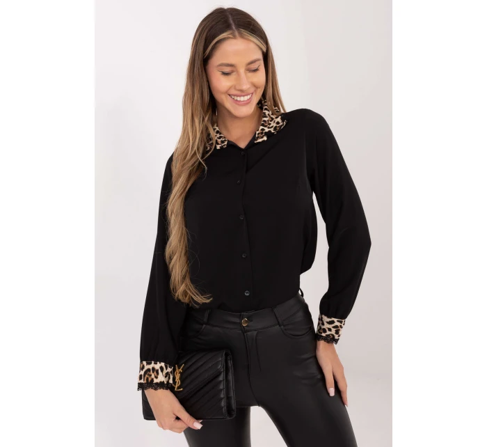 Košeľa s dlhým rukávom model 221989 Taliansko Moda Košeľa s dlhým rukávom model 221989 Taliansko Moda