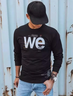 Pánská mikina s potiskem černá Dstreet model 21966094 - FashionStreet